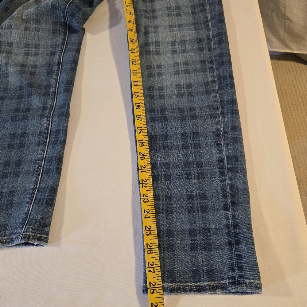 American Eagle Plaid Jeans - Size‎ 27 - Picture 8 of 8